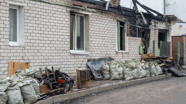 Professional Soot Cleanup technician working in Somerset, OH